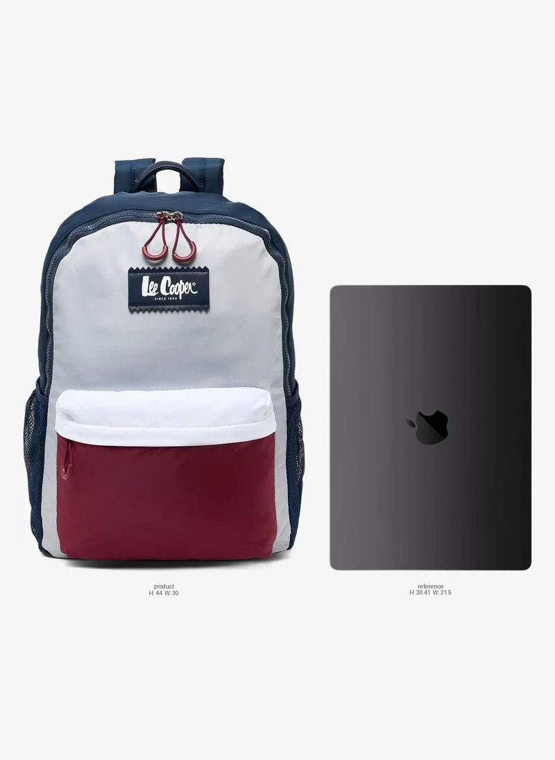 لي كوبر Colourblock School Backpack With Padded Shoulder Straps - 30x17x44 CM