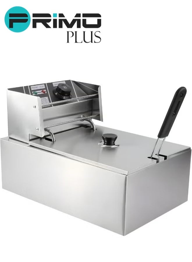 بريمو بلس مقلاة زيت كهربائية سعة 6 لتر 2500 واط مع غطاء - Image 4