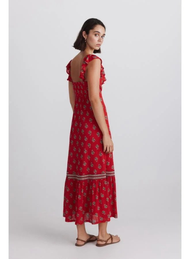 Springfield  Ruffle bust dress for Women | Best Price UAE