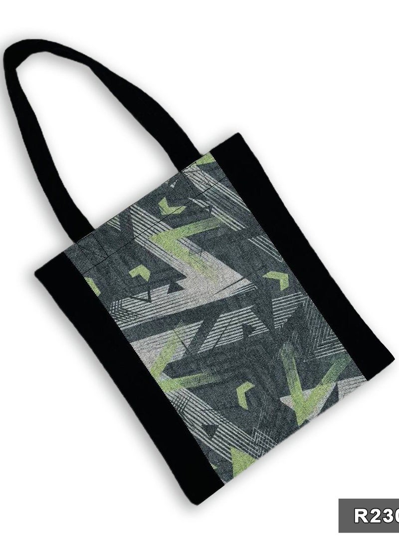 Gharibo Bags casual printed linen tote bag - Image 2