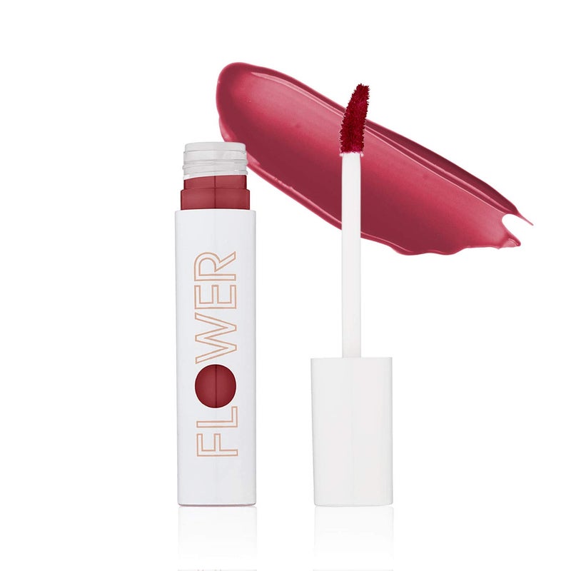 FLOWER BEAUTY By Drew Barrymore Bitten Lip Stain - Long-Lasting Color - Hydrating + Water-Based Formula - Gel-Like Texture - (Tempt) - Image 1