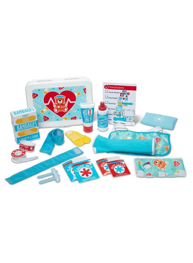Melissa & Doug مجموعة ألعاب الإسعافات الأولية "تحسن حالتك" - Image 3