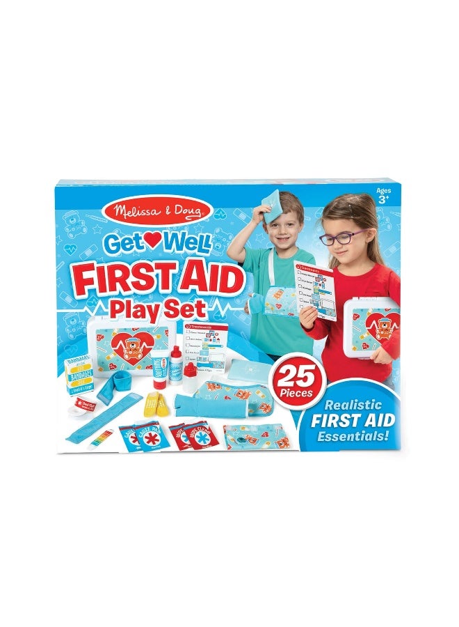 Melissa & Doug مجموعة ألعاب الإسعافات الأولية "تحسن حالتك" - Image 1