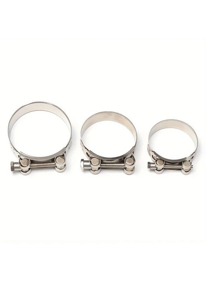 Stainless Steel Hose Clamp 48 51mm Durable Corrosion Resistant For Air Water Fuel Pipes - Image 2