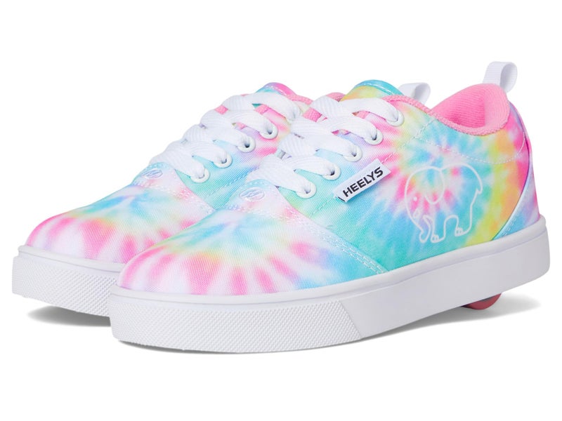 HEELYS Youth Girls Pro 20 Prints Ivory Ella Wheels Skate Sneaker Shoes (2, Tie-dye/Multi, Numeric_2) - Image 1