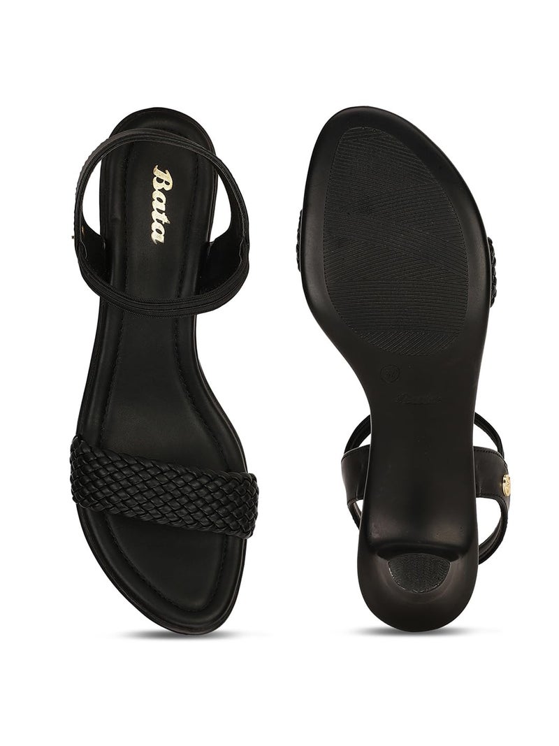 Bata صندل باتا ديفا النسائي بكعب أسود - 6 المملكة المتحدة (6616912) - Image 4