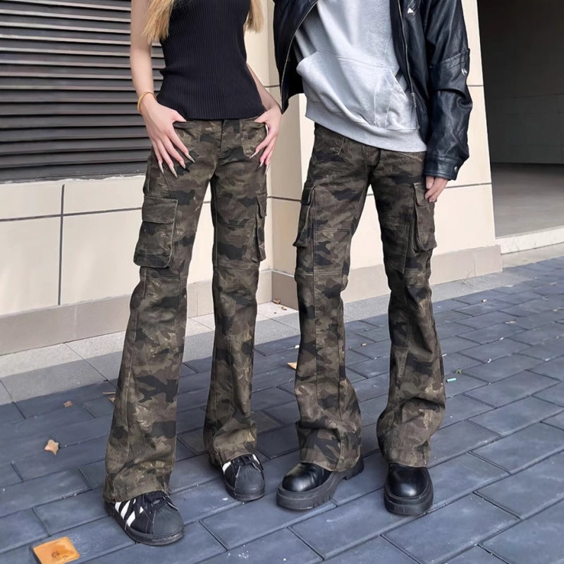 Unisex Classic Denim Jeans Loose Fit Daily Outdoor Wear - Image 1