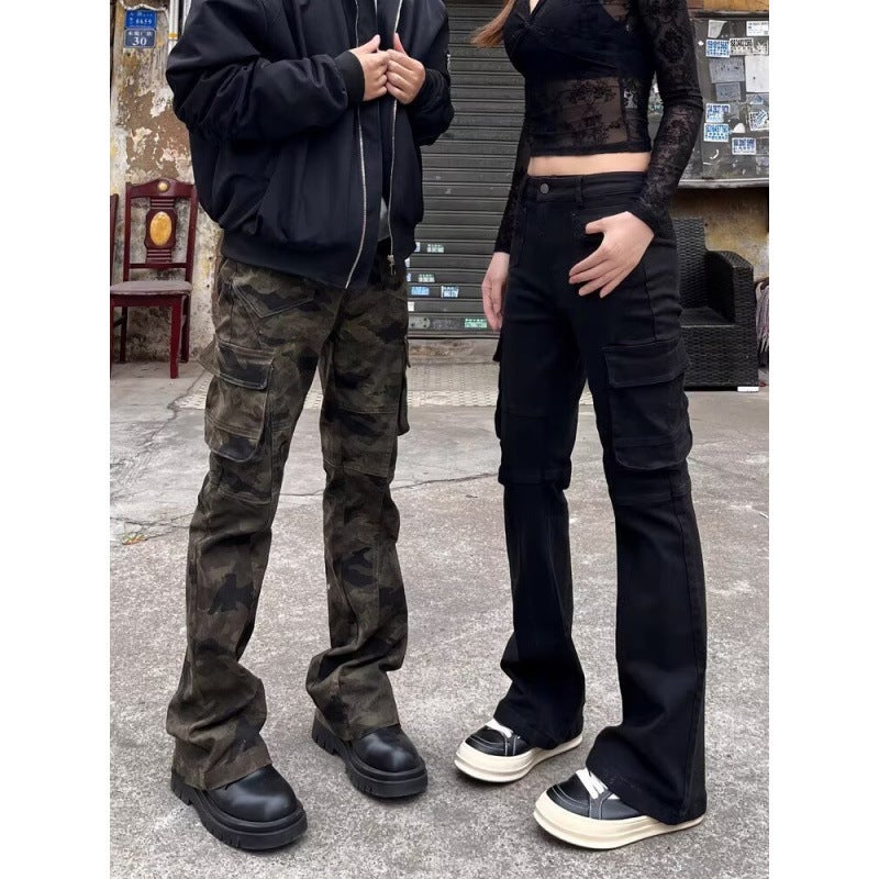 Unisex Classic Denim Jeans Loose Fit Daily Outdoor Wear - Image 5