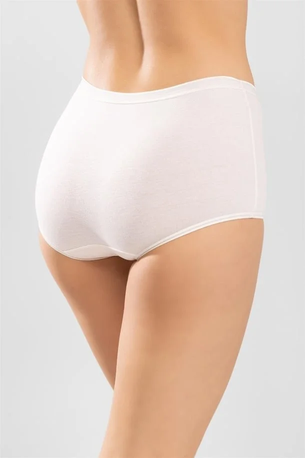 Baykar Women's Plain Bato Panties 3-Piece Set 8806 Cream