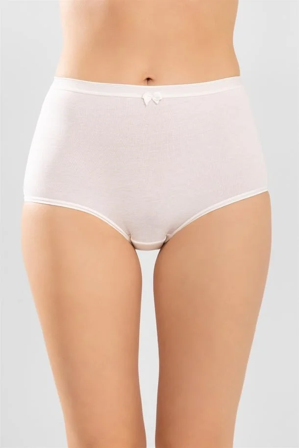 Baykar Women's Plain Bato Panties 3-Piece Set 8806 Cream