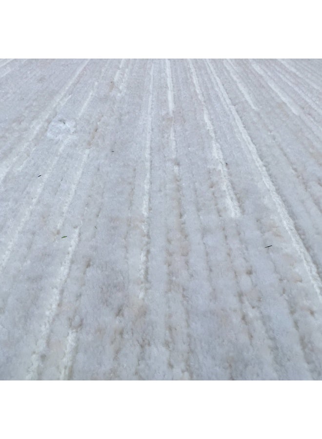 Handpicked Furniture Neutral White Rug, Ultra Soft Area Carpets For Bed Room, Living Room, And Dining Room, Antislip Floor Carpets, Easy To Clean, Made In Turkey, Polypropylene, Rectangle - Image 5