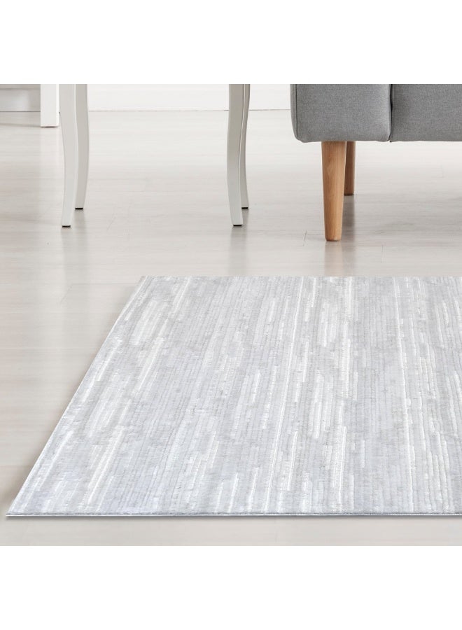 Handpicked Furniture Neutral White Rug, Ultra Soft Area Carpets For Bed Room, Living Room, And Dining Room, Antislip Floor Carpets, Easy To Clean, Made In Turkey, Polypropylene, Rectangle - Image 3