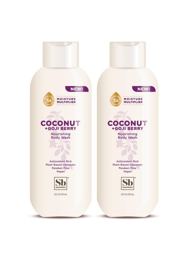 Body Wash Coconut & Goji Berry Liquid Body Wash Moisturizing Body Soap With Shea Butter Vegan Duo Pack Of 2 Soap Bottles 20Oz Each - pzsku/Z138E254A9DBD5814A3B2Z/45/_/1720445889/dd058b93-1038-4d71-a728-6111bd42fd0c