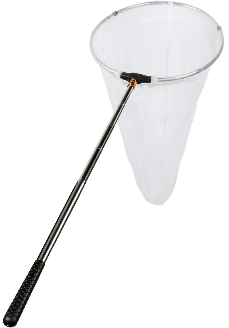 RESTCLOUD RESTCLOUD Insect and Butterfly Net with 12" Ring, 24" Net Depth, Handle Extends to 59 Inches for Adults and Kids (12" Ring, 59" Handle) - Image 1