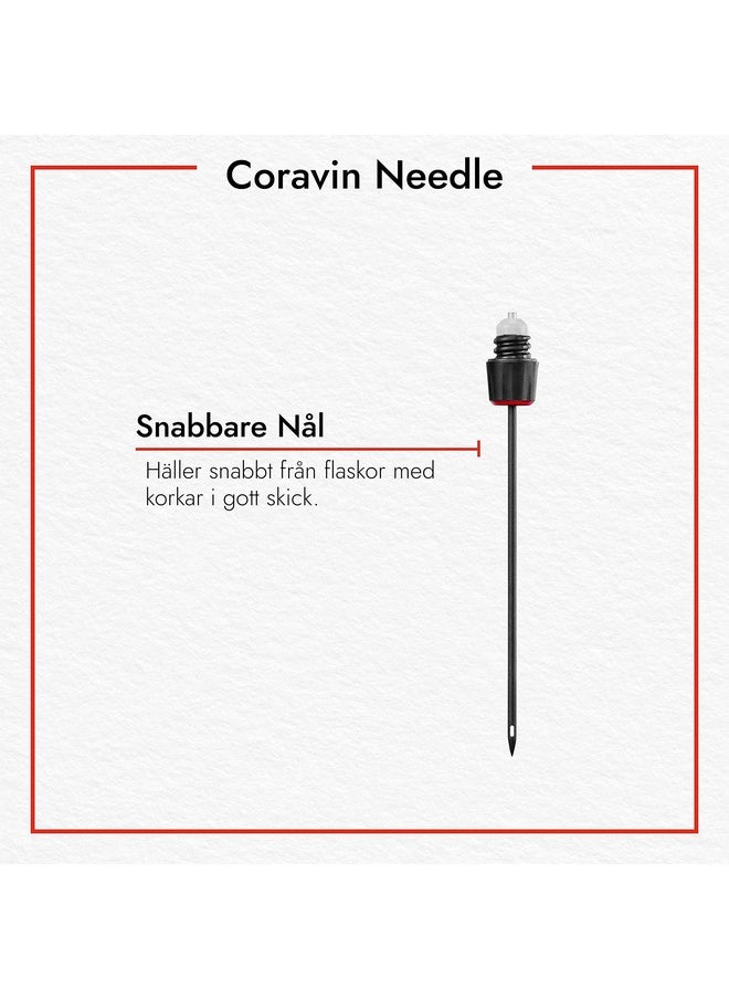 Coravin CORAVIN Timeless Fast Pour Needle - Preserve Wine for Years - Needle Replacement for Timeless Wine Preservation System - Pours 20% Faster - for by-The-Glass Wine Saver - Gift for Wine Lovers  - Image 2