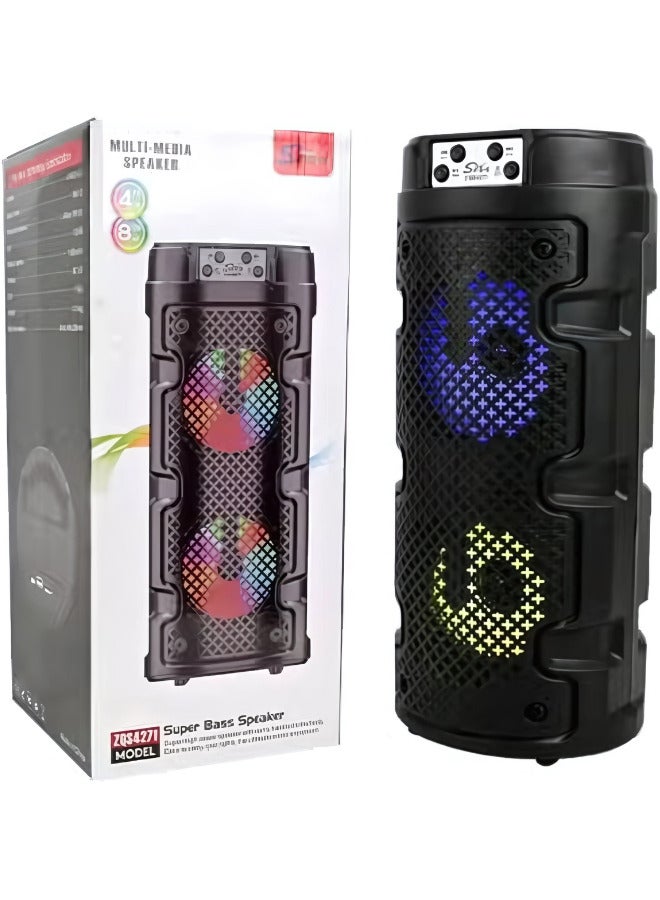 ZQS4271 Portable Wireless Mini Speaker 4 Inches Outdoor Speaker 