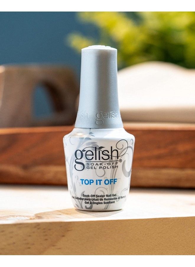 Gelish Mini Top It Off Sealer Gel Top Coat Led Gel Polish  - Image 4