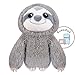 SUZZIPAD Microwavable Stuffed Animal Heated Sloth Plush for Anxiety Bedtime Cuddle  Companion Soreness  Stress Relief Warmer Plueshies Microwave Heating Pad Gifts for Women Gray - Image 4