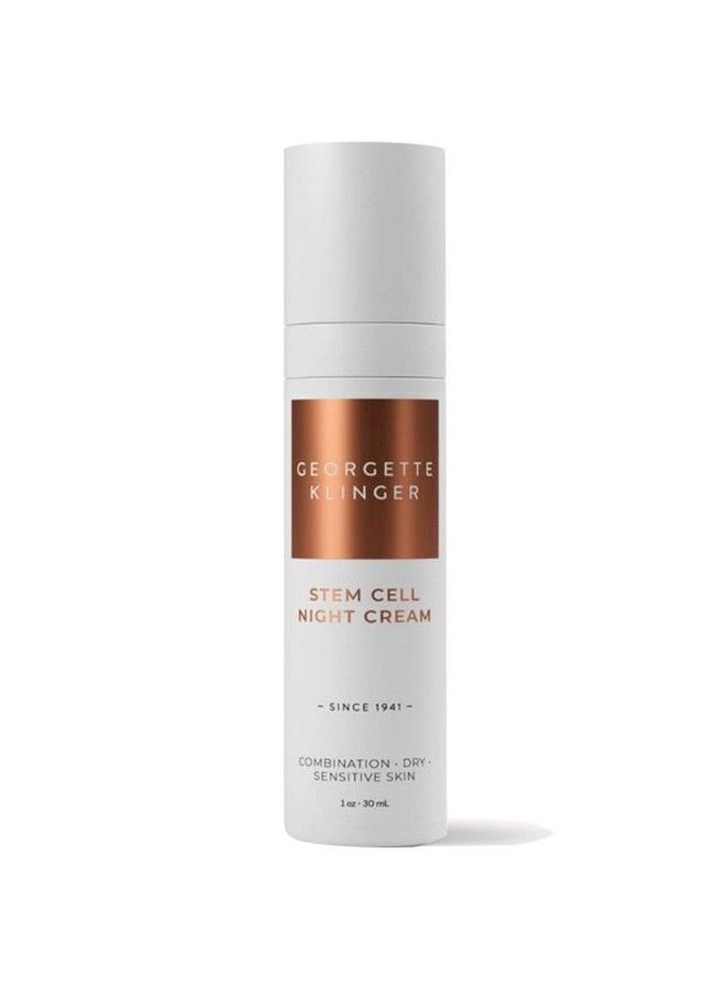 GEORGETTE KLINGER Stem Cell Night Cream Overnight Face Cream Moisturizer For Antiaging Fine Lines And Wrinkles With Hydrating Hyaluronic Acid & Vitamin E 1 Oz - Image 1