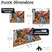 White Mountain 1000 Piece Jigsaw Puzzle Scenic Red Rock Mountain Puzzles with Large Pieces Gift for Adults and Family 24x30 Zion National Park - Image 4