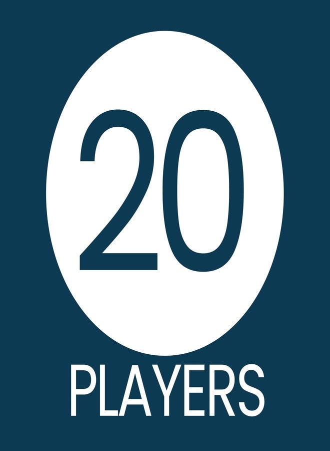 دسكتيكتفز مجموعة ألعاب عيد الميلاد الثلاثين من ديستنكتيفز باللونين الأزرق الداكن والذهبي - مجموعة من 3 ألعاب لحفلات أعياد الميلاد لـ 20 ضيفًا، مستوحاة من مواليد التسعينيات - Image 5