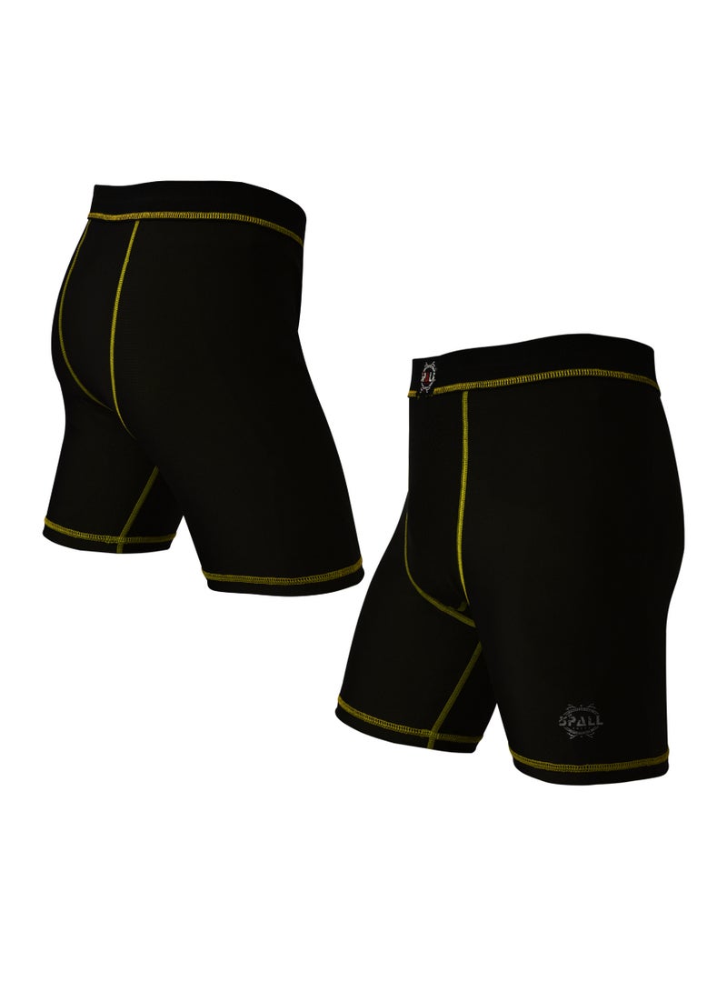 سبال شورت رياضي للركض المضغوط للرجال من سبال ، رياضي ، رياضي ، يوغا ، لباس ضيق للدراجة ، ملابس داخلية بازل - Image 1