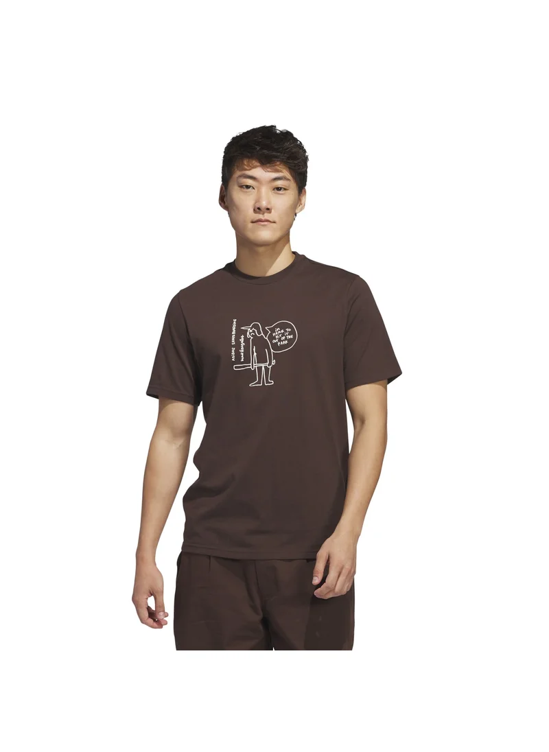 Adidas adidas SHMOO G TEE 3 Brown Originals Unisex T-SHIRTS