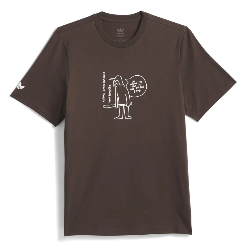 Adidas adidas SHMOO G TEE 3 Brown Originals Unisex T-SHIRTS