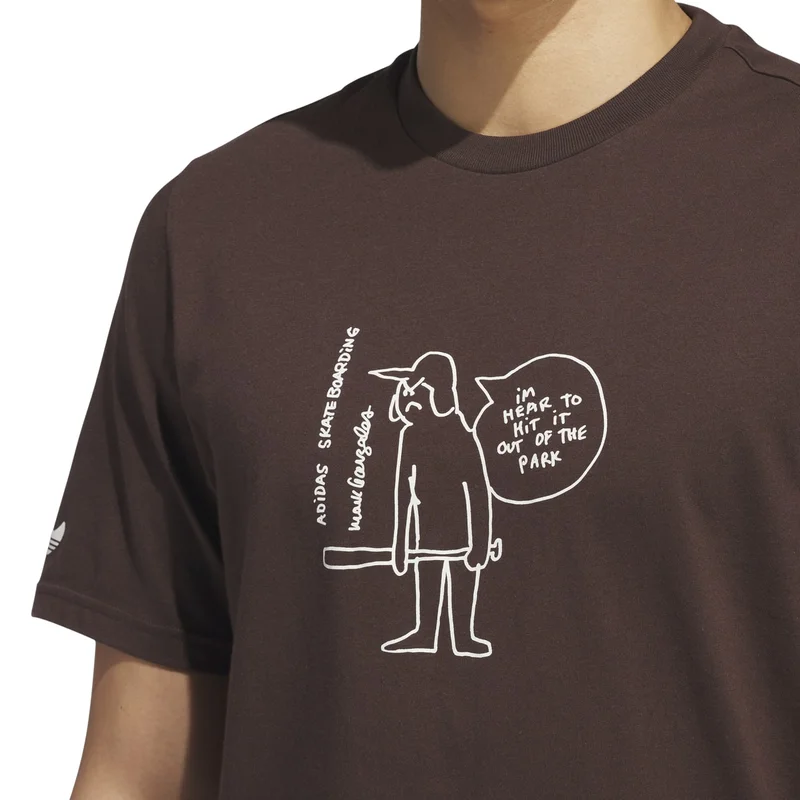Adidas adidas SHMOO G TEE 3 Brown Originals Unisex T-SHIRTS