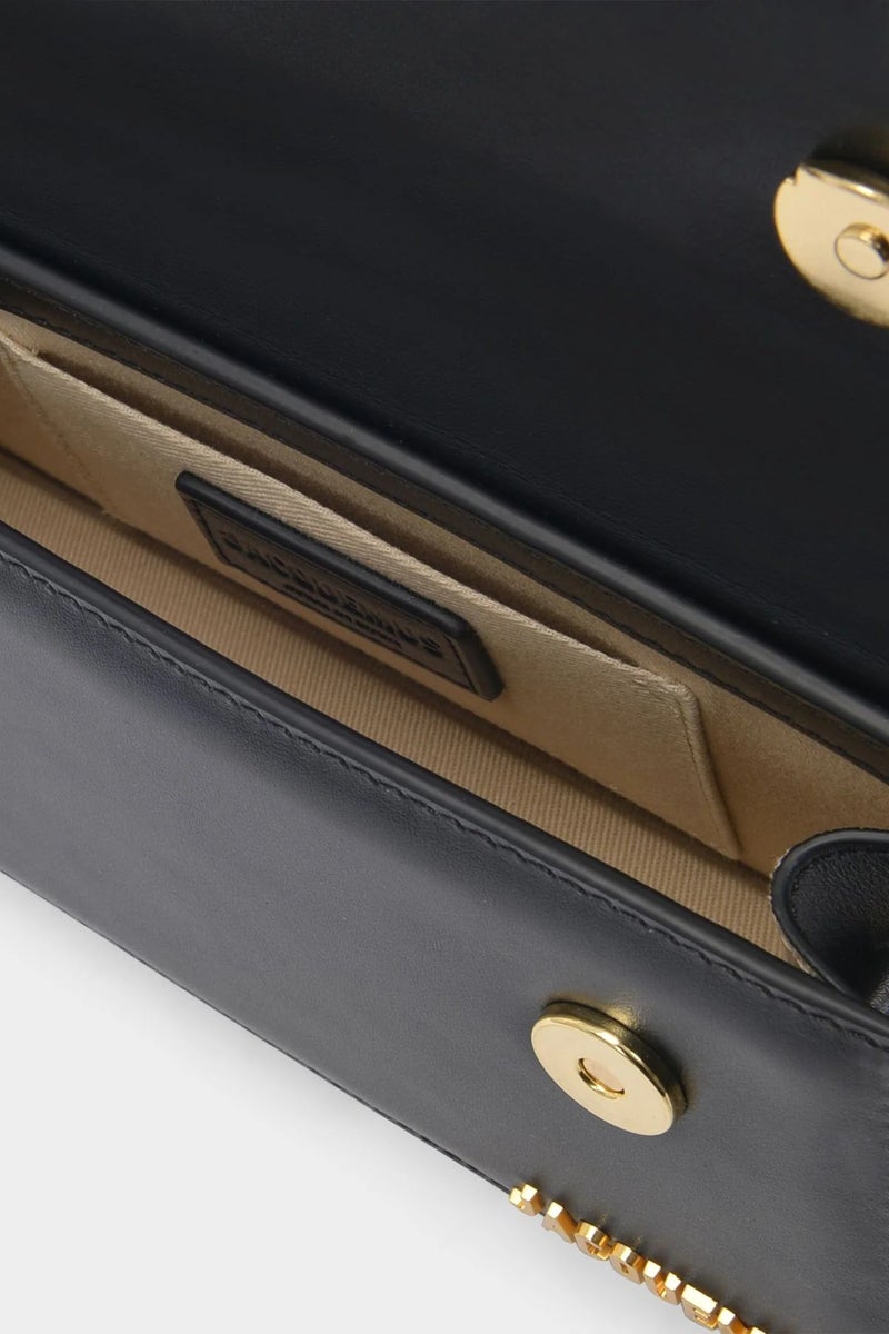 Jacquemus  حقيبة يد طويلة من Le Chiquito حقيبة يد طويلة من الجلد مع حزام كروس بودي - Image 4