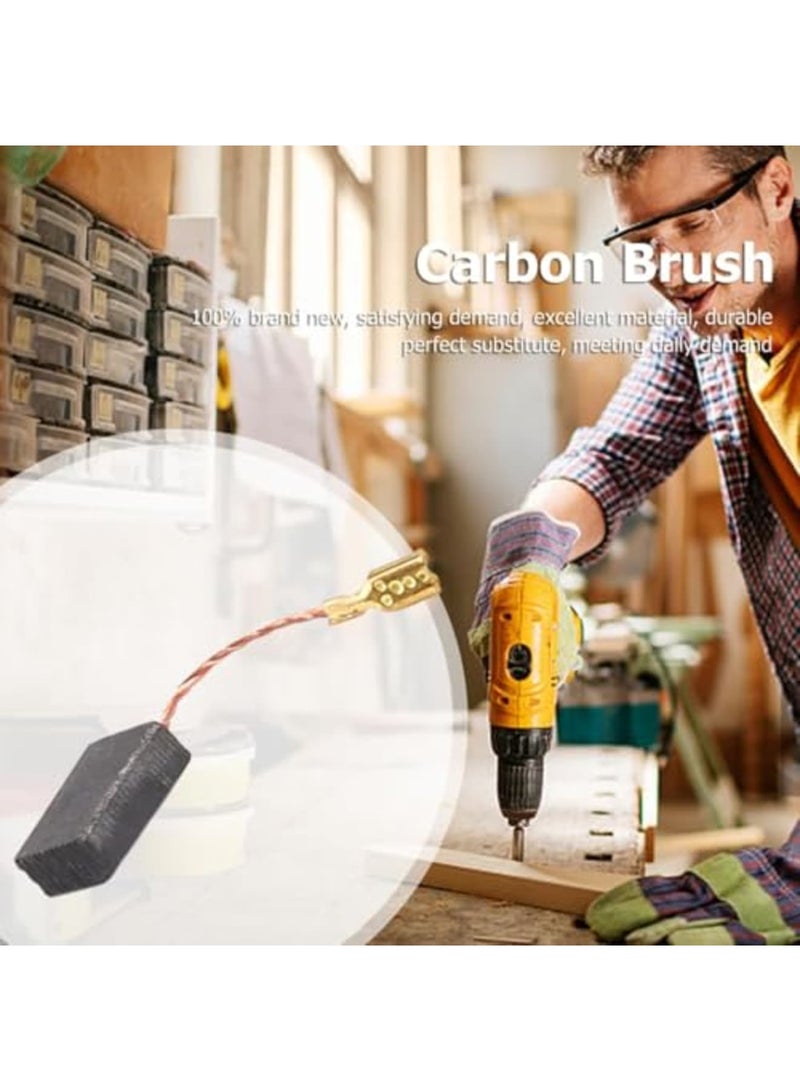 SYOSI Electric Motor Carbon Brushes – 10 Different Sizes for Replacement and Repair of Power Tools, Compatible with Various Models (60 Pcs,Black) - Image 2