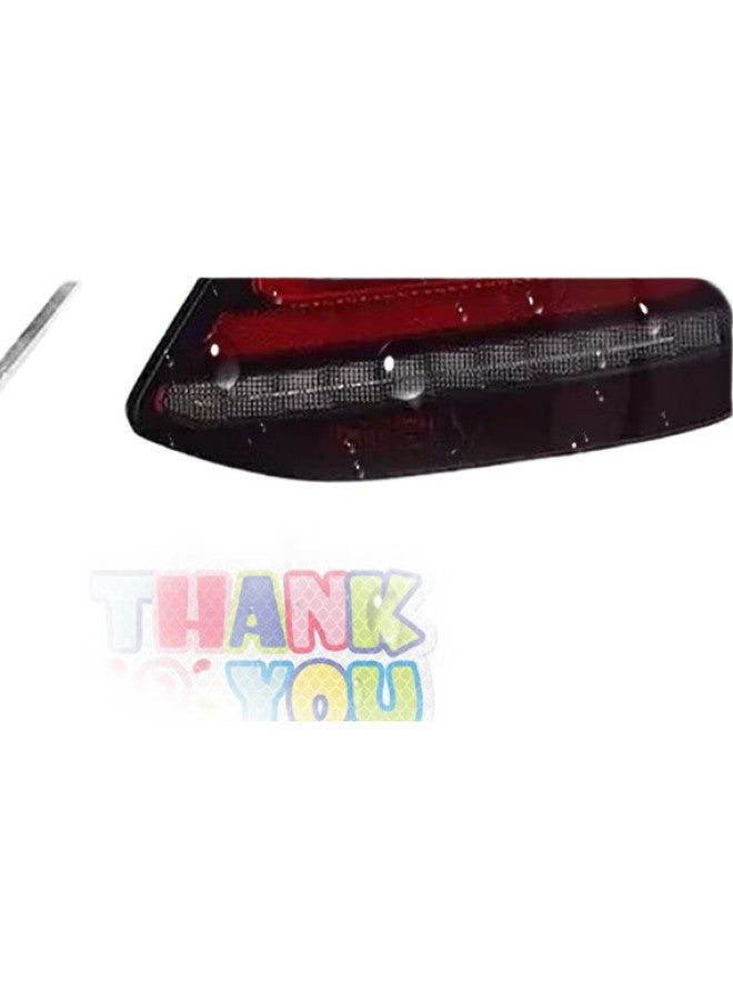3M Reflective Sticker Warning Tape Label Luminous Sticker For Electric Bikes, Motorcycles, Cars, Scratch Cover, Diamond Grade - Thank You & Sun 12.8Cm*7Cm (1 Piece/Bag) - Image 1