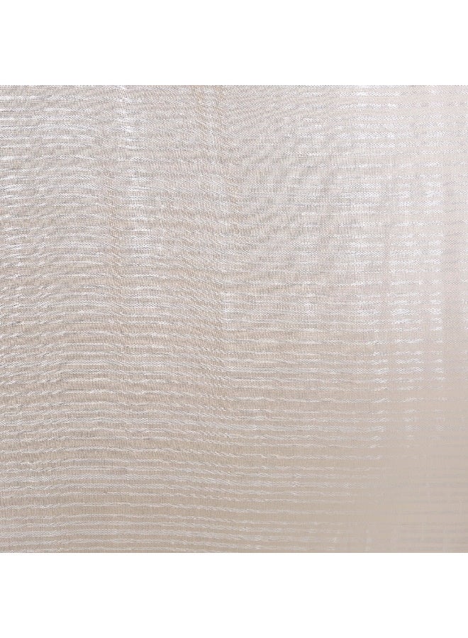 Home Box طقم ستائر نافذة ليون الشفافة المكون من قطعتين - Image 3