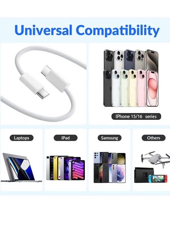 Fast charging,Type C cable, iPhone 16/15, iPad,  MacBook, Samsung  - Image 2