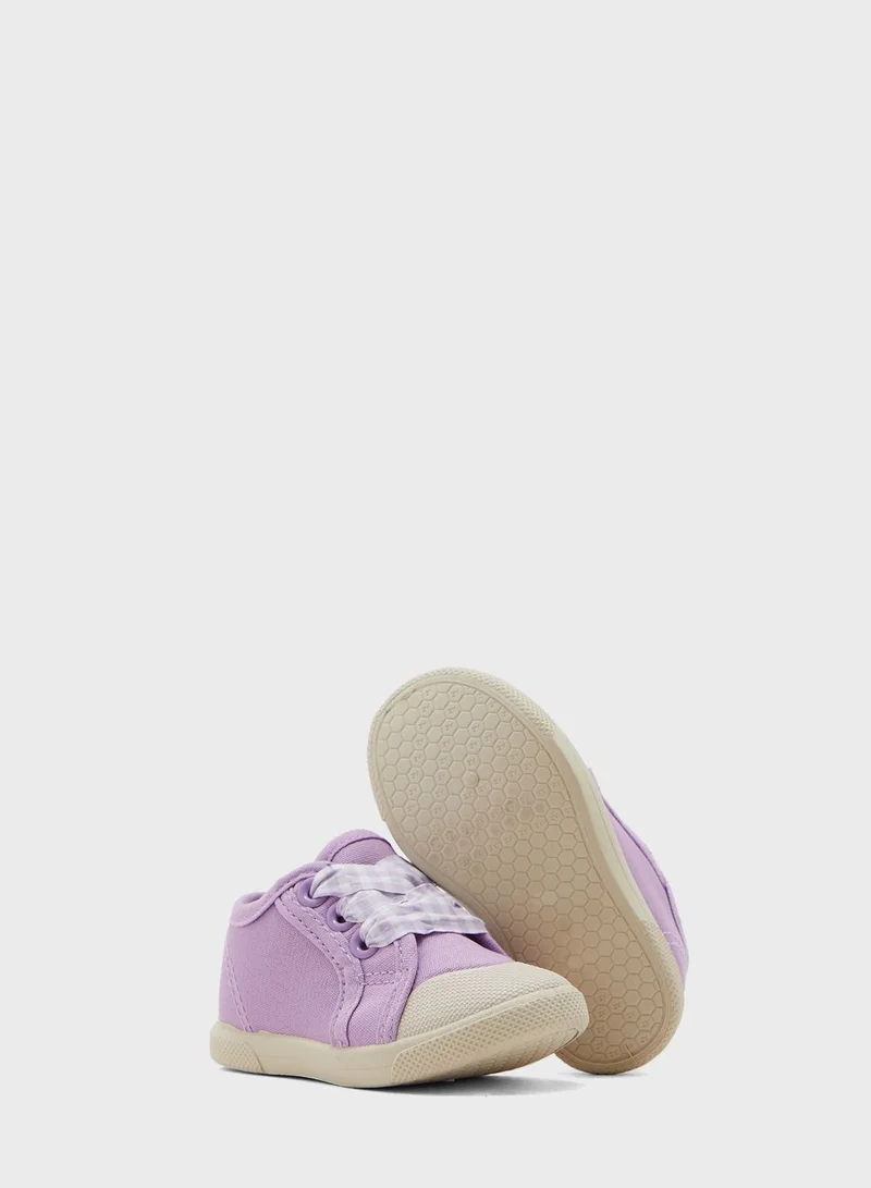 Zippy Infant Low Top Lace Up Sneakers