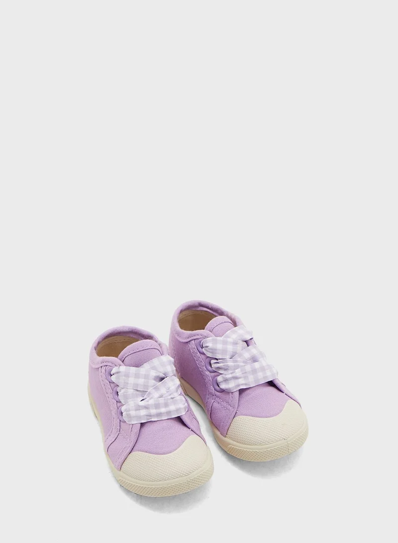 Zippy Infant Low Top Lace Up Sneakers