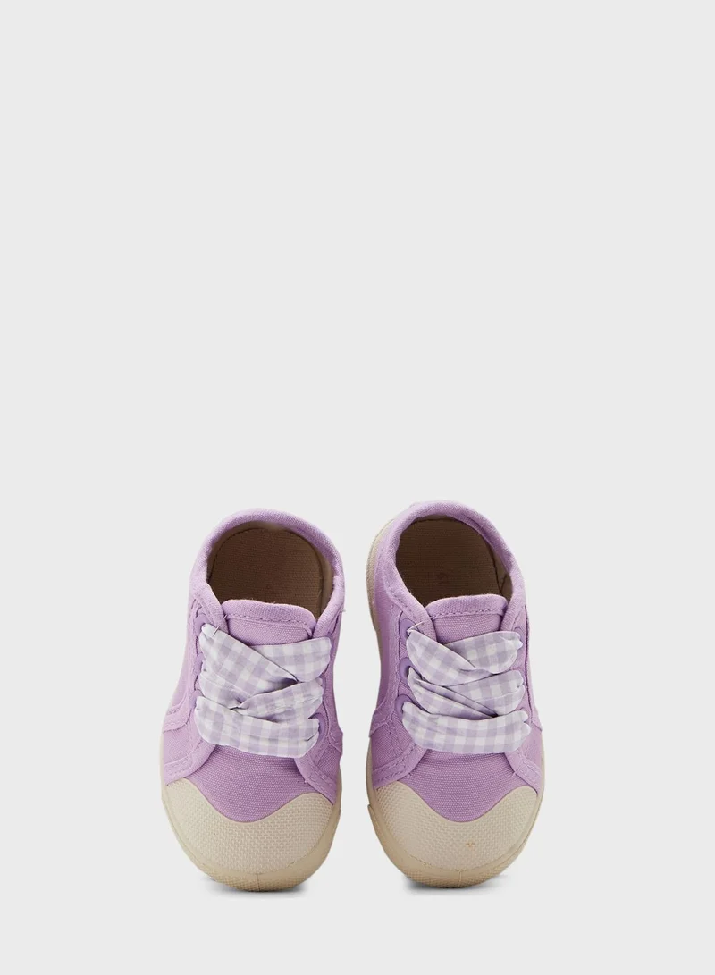Zippy Infant Low Top Lace Up Sneakers