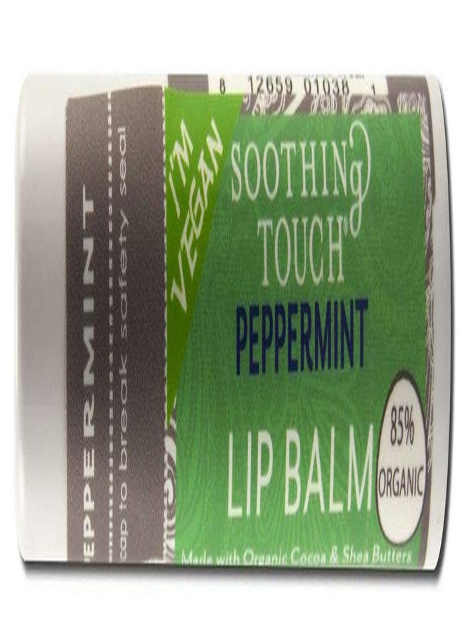 Soothing Touch Lip Balm with Organic Cocoa & Peppermint - 0.25 oz - Image 1