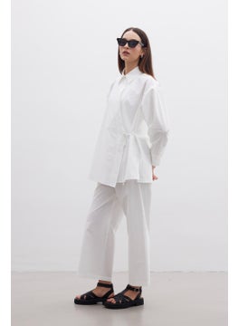 Manuka Double Breasted Closure Premium Shirt Ecru  - Image 2