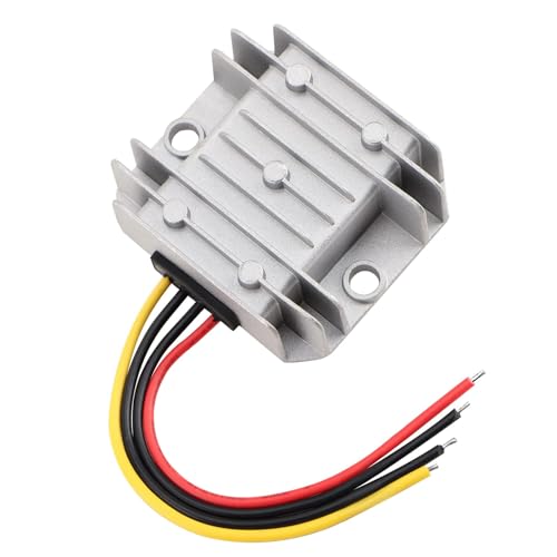 DROK Adjustable Voltage Regulator, IP68 Waterproof DC to DC Buck Converter 8-35V to 3-24V 5A, Aluminum Protective Case Step Down Converter 5V 12V Power Supply - Image 4
