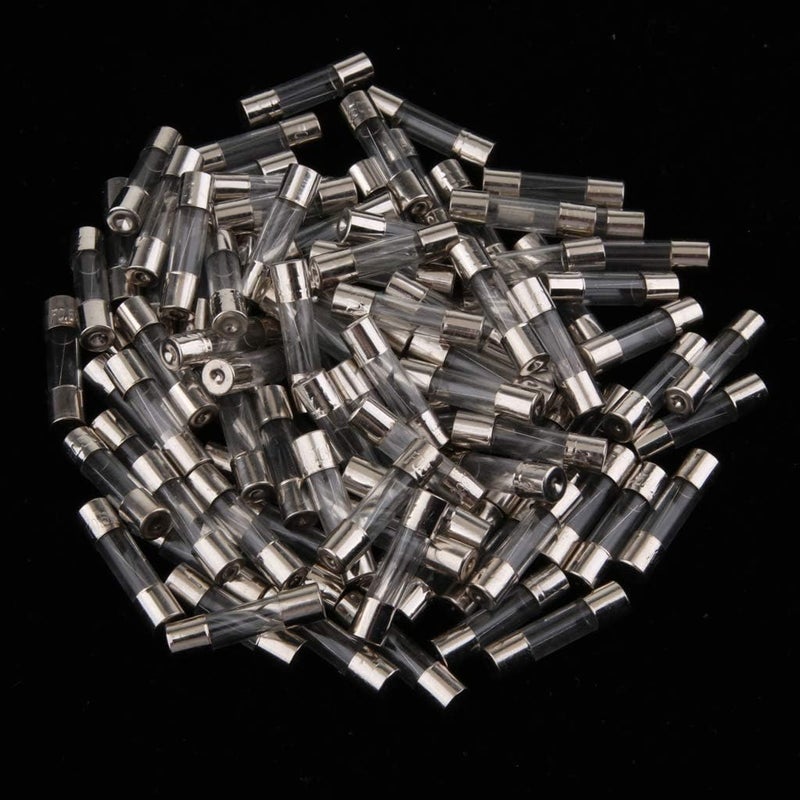 klarako 100 Pack Quick Blow Glass Tube Fuse Kits Amp Replacements 5x20mm  10 Values  1A - Image 4