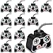 Mifoci 12 Pcs Plastic Video Game Party Cups with Straw and Lid 10oz Gamer Birthday Themed Drink Cups 7th Video Game Party Favors for Kids Toddlers Gamer Birthday Supplies Gray - Image 4