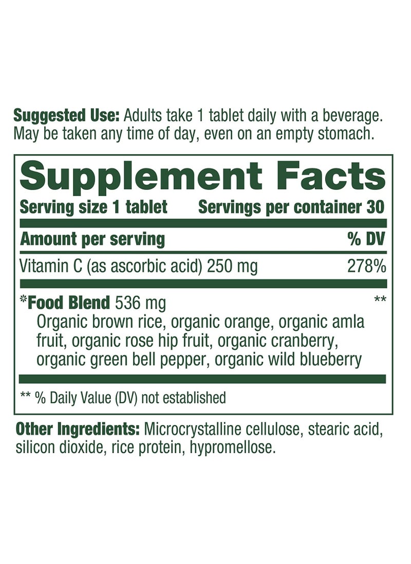 MegaFood MegaFood Complex C - helps provide daily support for the immune system,supports overall skin health. dietary supplement 30 tablets / 30 servings.  - Image 2
