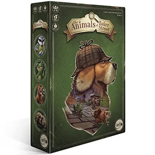 IELLO The Animals of Baker Street Investigation Game Playable for The Whole Family Ages 10 24 Players 45 Mins Medium - Image 1
