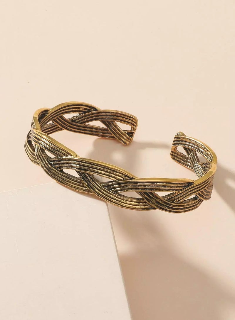 Braided Cuff Bangle  - Image 1