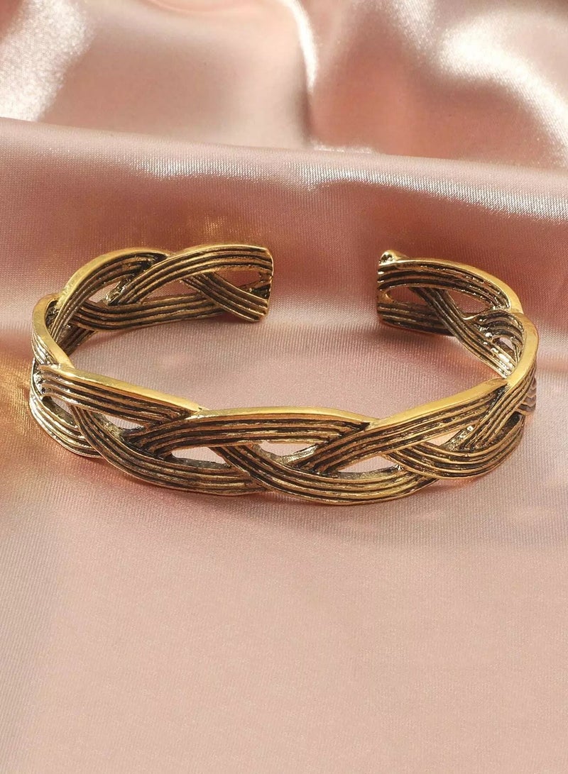 Braided Cuff Bangle  - Image 2
