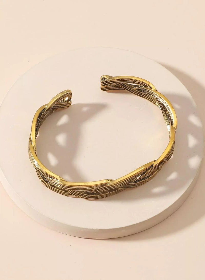 Braided Cuff Bangle  - Image 3