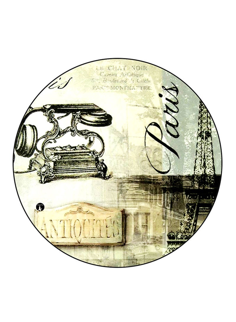 RKN Vintage Art Printed Large Pin Multicolour - Image 1