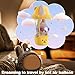 Ciunura Doll Car Seat Compatible with Bubudoll Small Seat for 47in Blind Box Toys Ideal Car Decor Gifts with Purple GoggleYellow - Image 4
