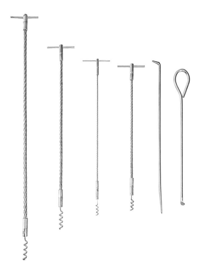 AIWFL 6pcs Packing Extractor Set Stainless Steel Packing Tool Set Flexible Packing Hook Sets - Image 1